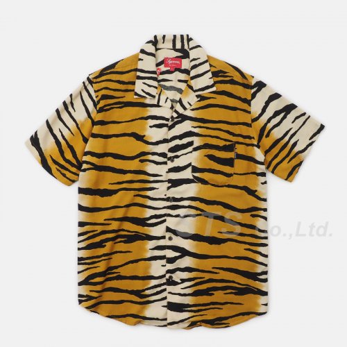Supreme - Tiger Stripe Rayon Shirt