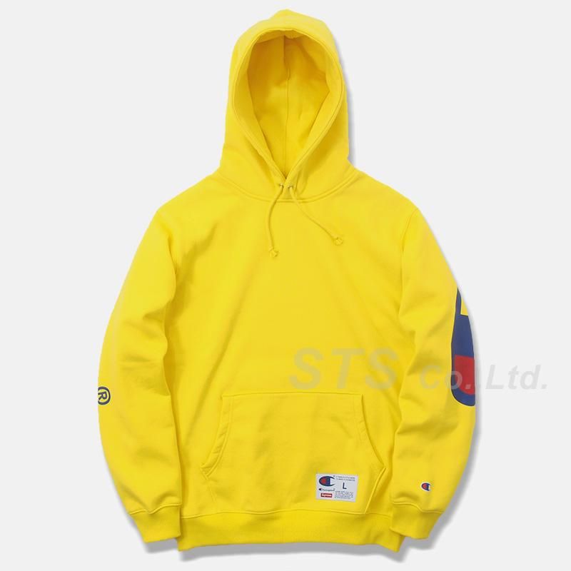 Supreme champion outlet hooded sweatshirt peach