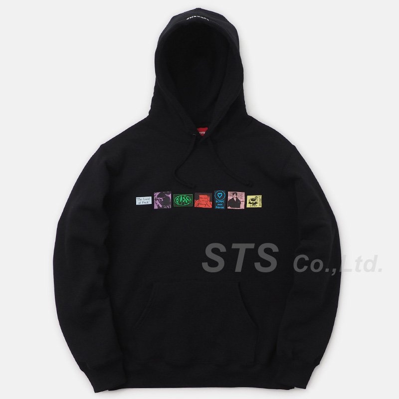 supreme bless hooded sweatshirt red