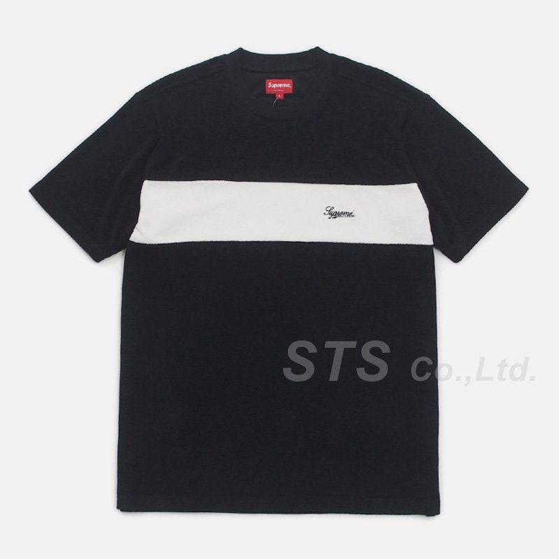 supreme Chest Stripe Terry Top - Tシャツ/カットソー(半袖/袖なし)