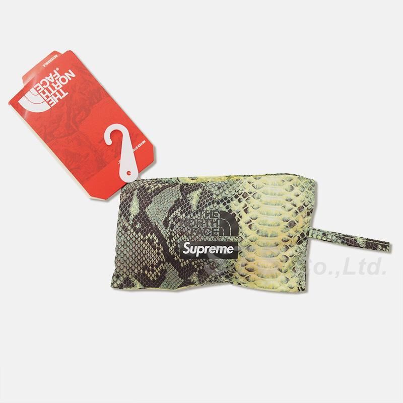 The North Face Supreme リバーシブル クラッシャー Supreme The North Face Snakeskin Packable Reversible Crusher