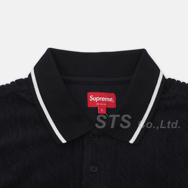 Supreme - Cable Knit Terry Polo - ParkSIDER