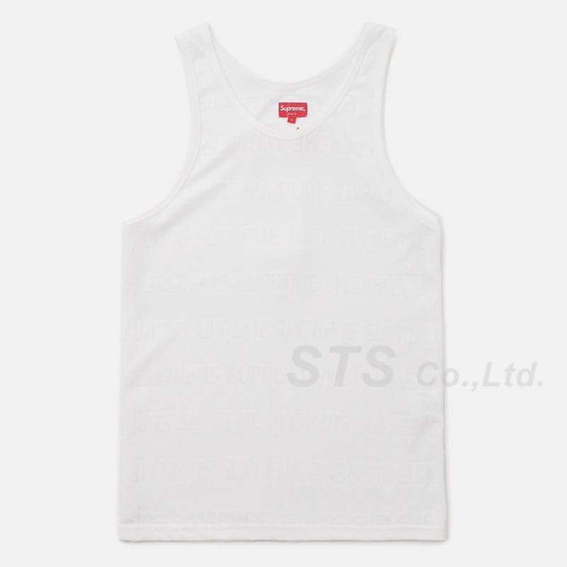 Supreme - Mesh Stripe Tank Top - ParkSIDER