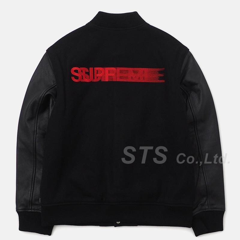 Supreme Varsity JKT motion logo スタジャン-