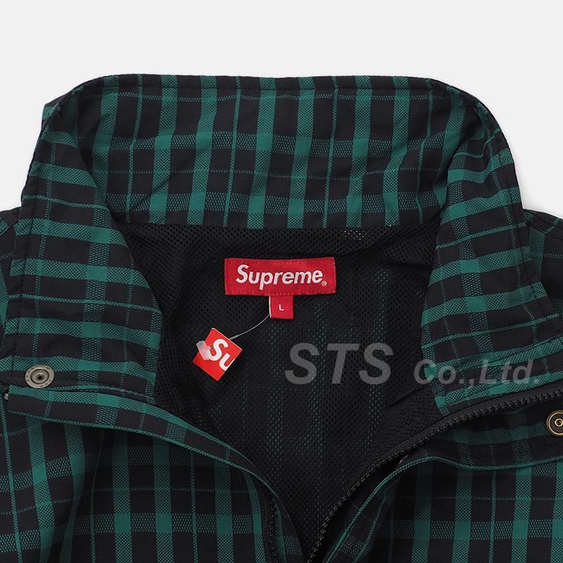 M 18aw Supreme Nylon Plaid Pullover