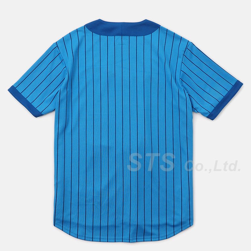 Supreme baseball jersey top vertical logo