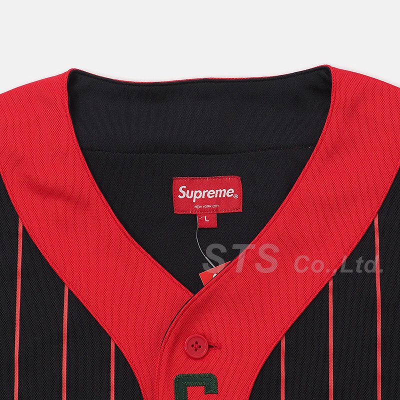 Supreme - Vertical Logo Baseball Jersey - ParkSIDER