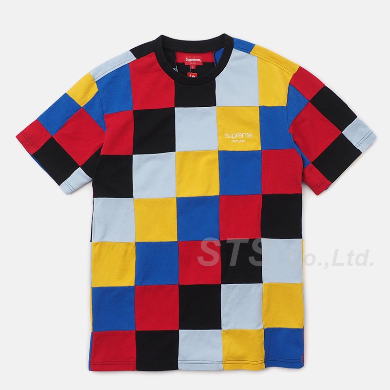 【Sサイズ送料込】supreme Patchwork Pique Tee RED