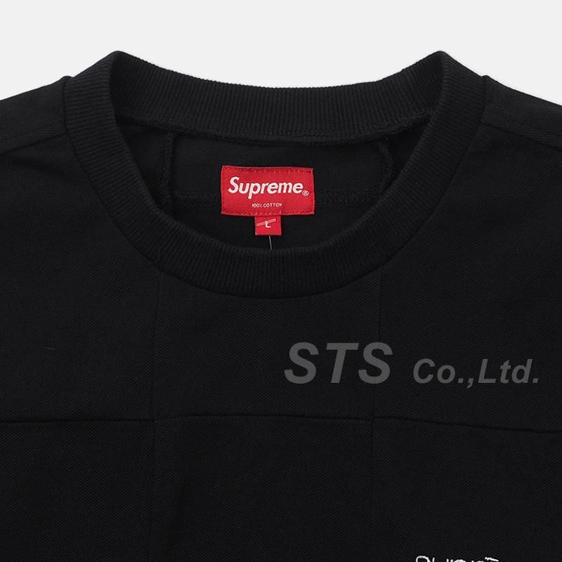 18AW◆S手元に在庫有 関税無 国内発Supreme Patchwork Pique Tee Supreme Red Patchwork Pique Tee Yellow Blue F/W 18 size