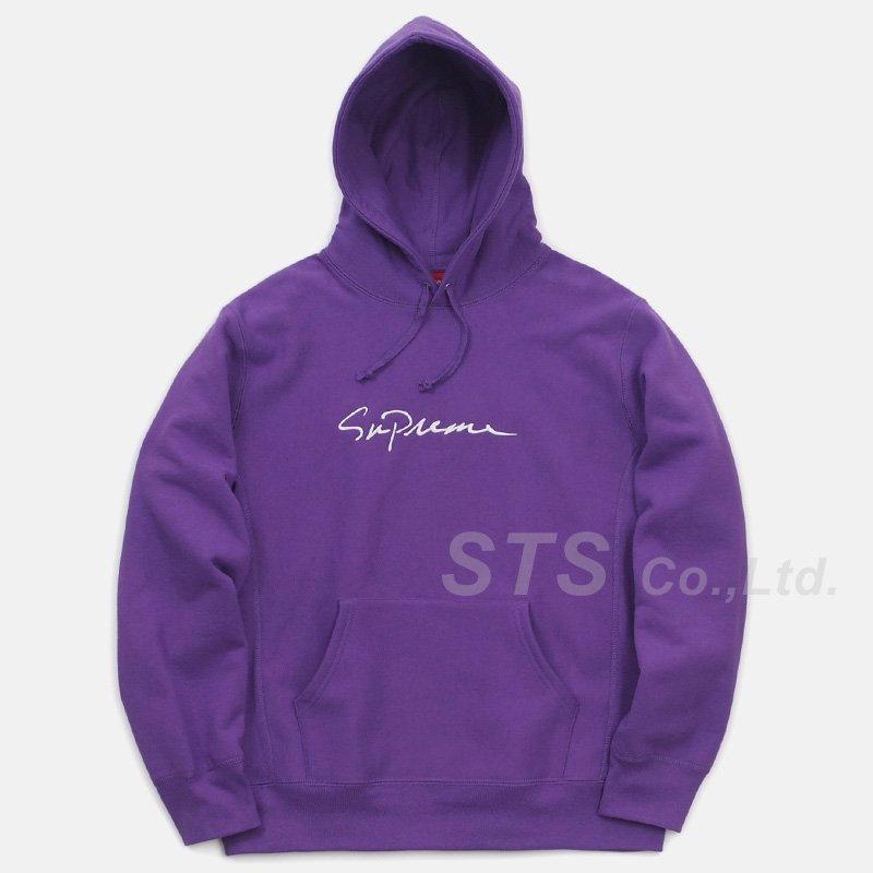 Supreme - Classic Script Hooded Sweatshirt - ParkSIDER