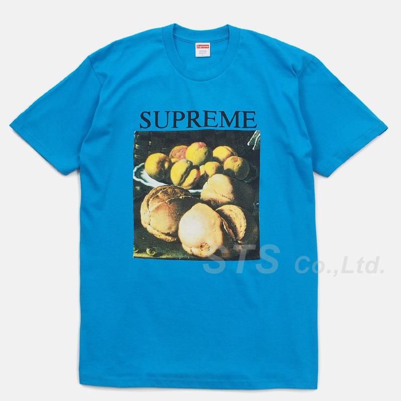 supreme still life tee navy