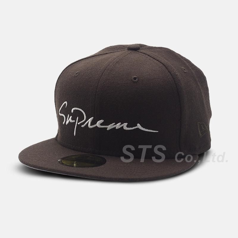 supreme supreme classic script ニューエラ 黒