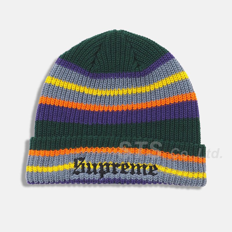 Supreme - Bright Stripe Beanie - ParkSIDER