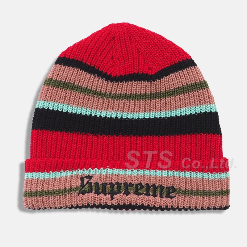 Supreme - Bright Stripe Beanie - ParkSIDER