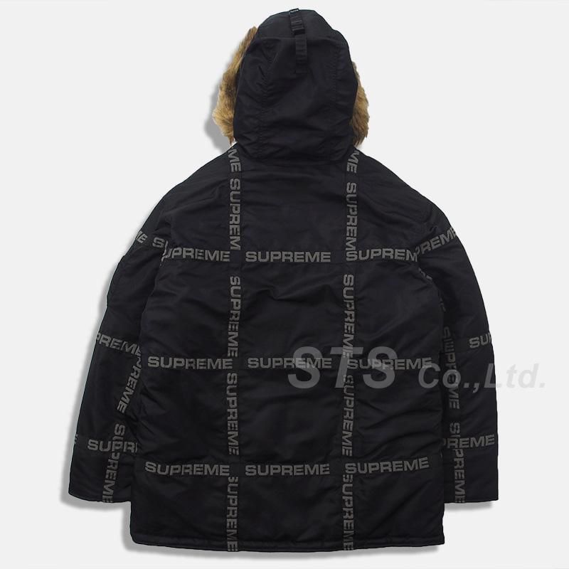 Supreme - Logo Tape N-3B Parka - ParkSIDER
