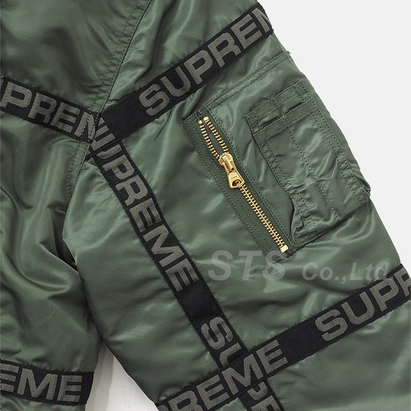 Supreme - Logo Tape N-3B Parka - ParkSIDER