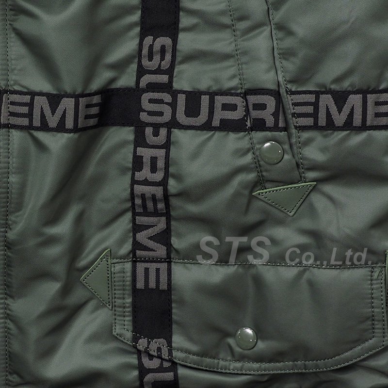 Supreme - Logo Tape N-3B Parka - ParkSIDER