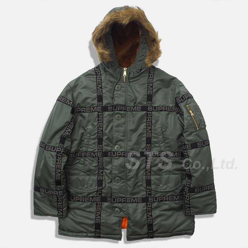 Supreme - Logo Tape N-3B Parka - ParkSIDER