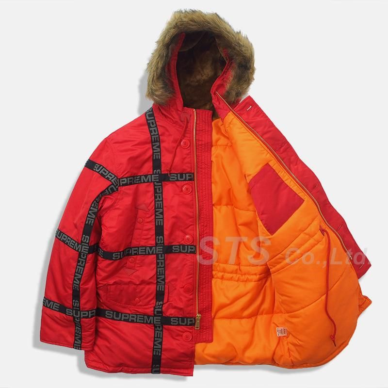 Supreme - Logo Tape N-3B Parka - ParkSIDER