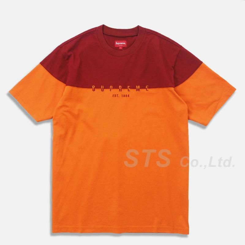 18FWの商品となりますSUPREME シュプリーム Split Logo S/S Top - T