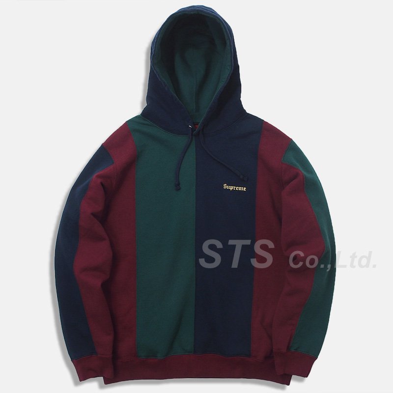 (M)Supreme Tricolor Hooded Sweatshirt