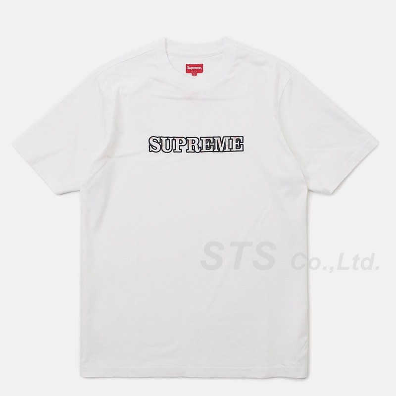 Supreme - Floral Logo Tee - ParkSIDER