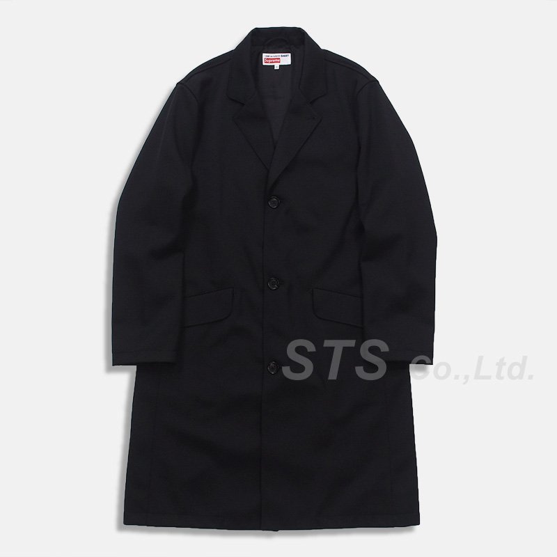 Supreme/Comme des Garcons SHIRT Wool Overcoat - ParkSIDER