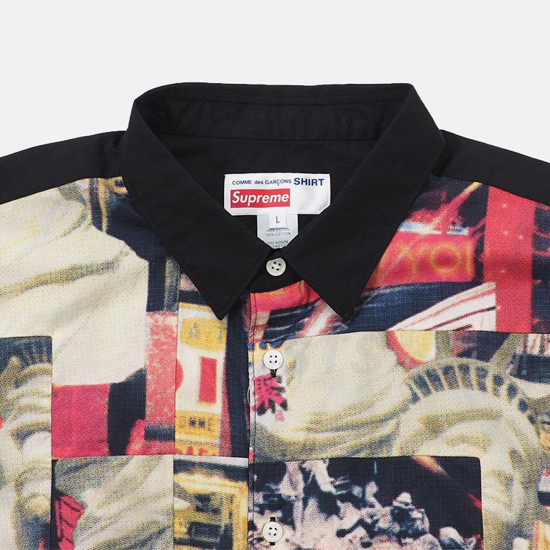 Ｍ Supreme ギャルソンPatchwork Button Up Shirt