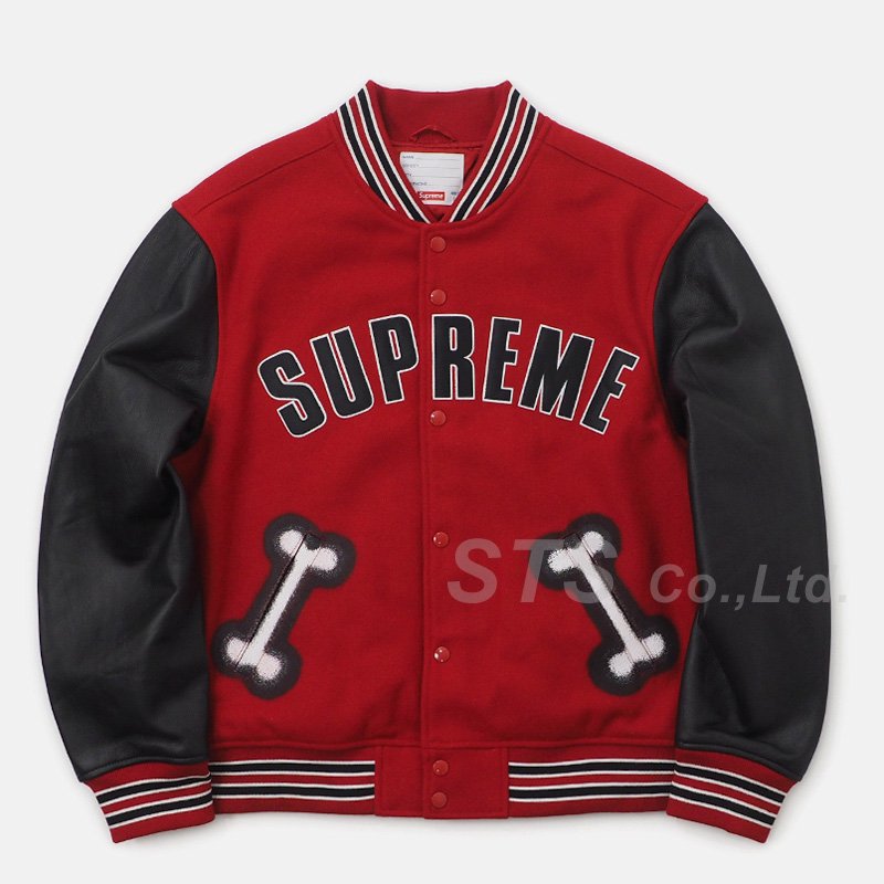 Supreme Bone Varsity Jacket