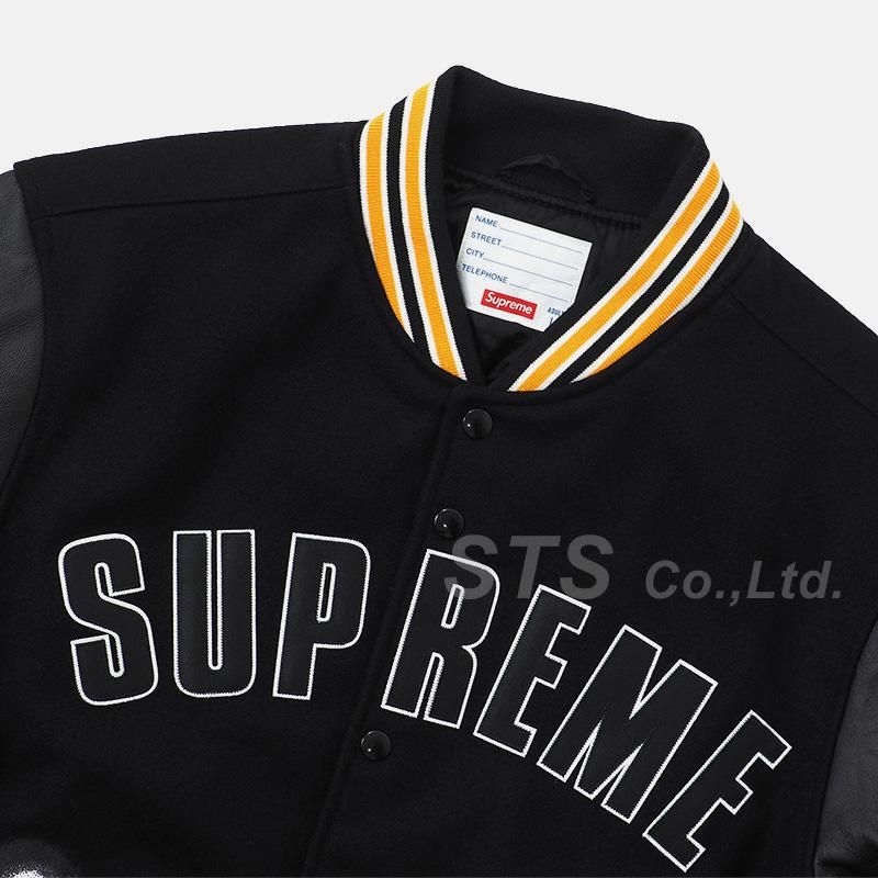 Supreme - Bone Varsity Jacket - ParkSIDER