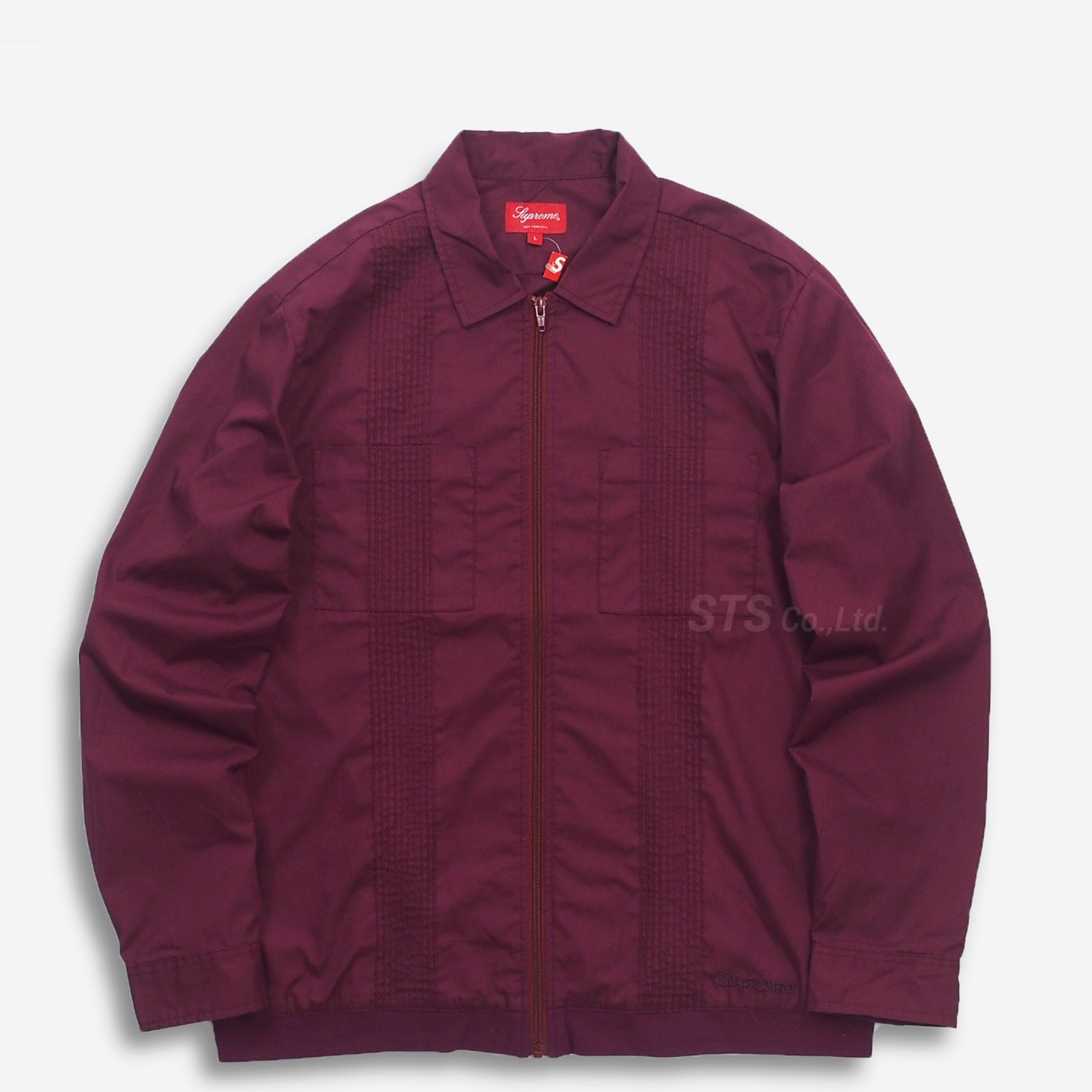 Supreme - Pin Tuck Zip Up Shirt - ParkSIDER