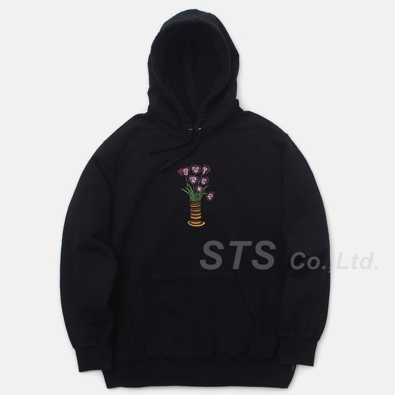 【美品】SUPREME Flowers Hooded Sweatshirt