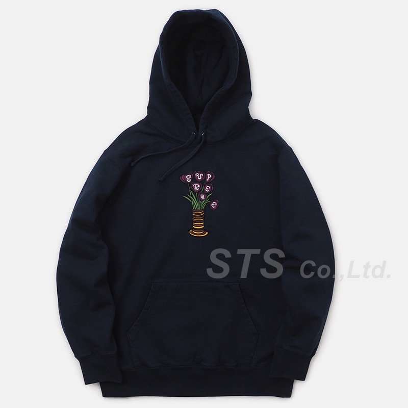 Supreme - Flowers Hooded Sweatshirt - ParkSIDER