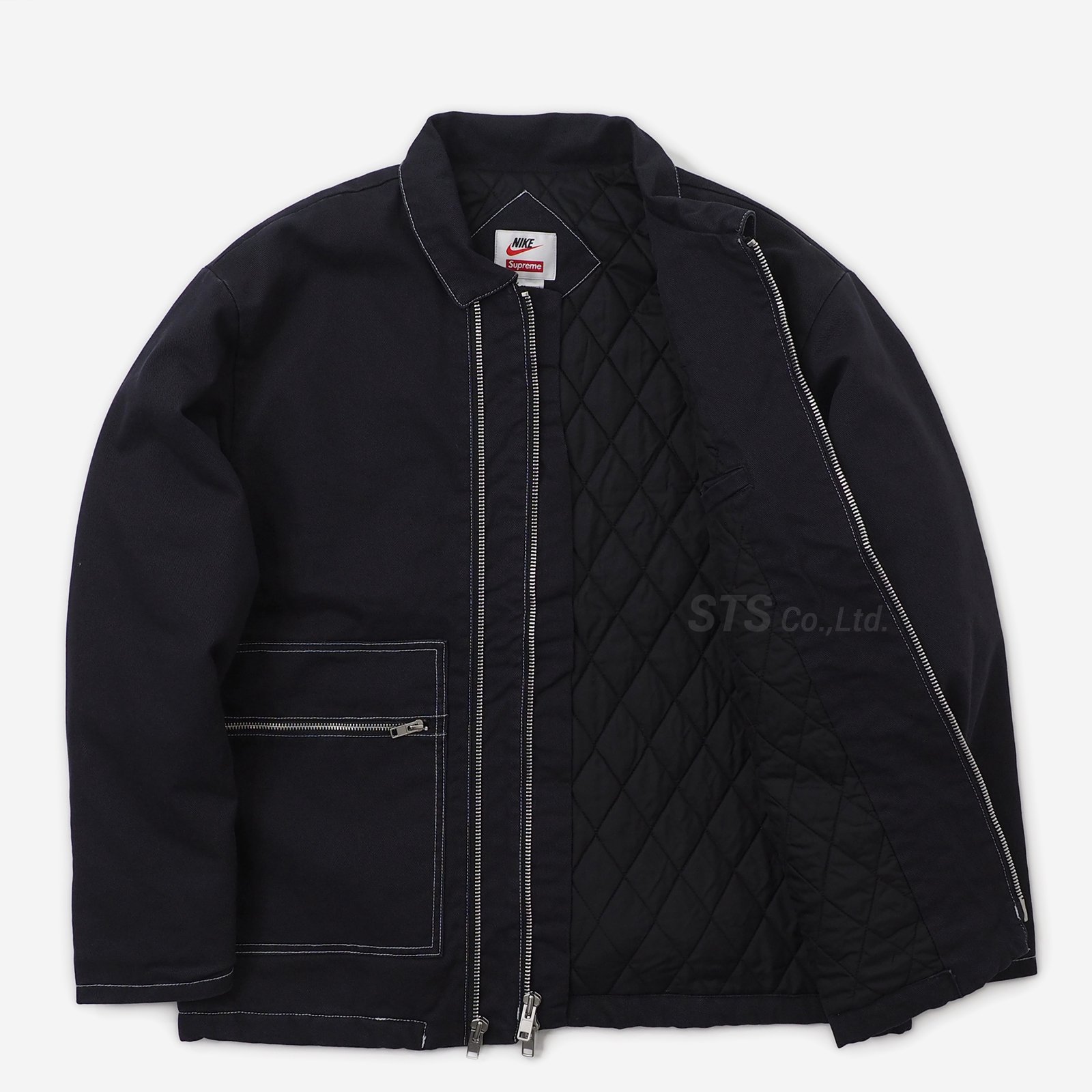 Supreme/Nike Double Zip Quilted Work Jacket - ParkSIDER