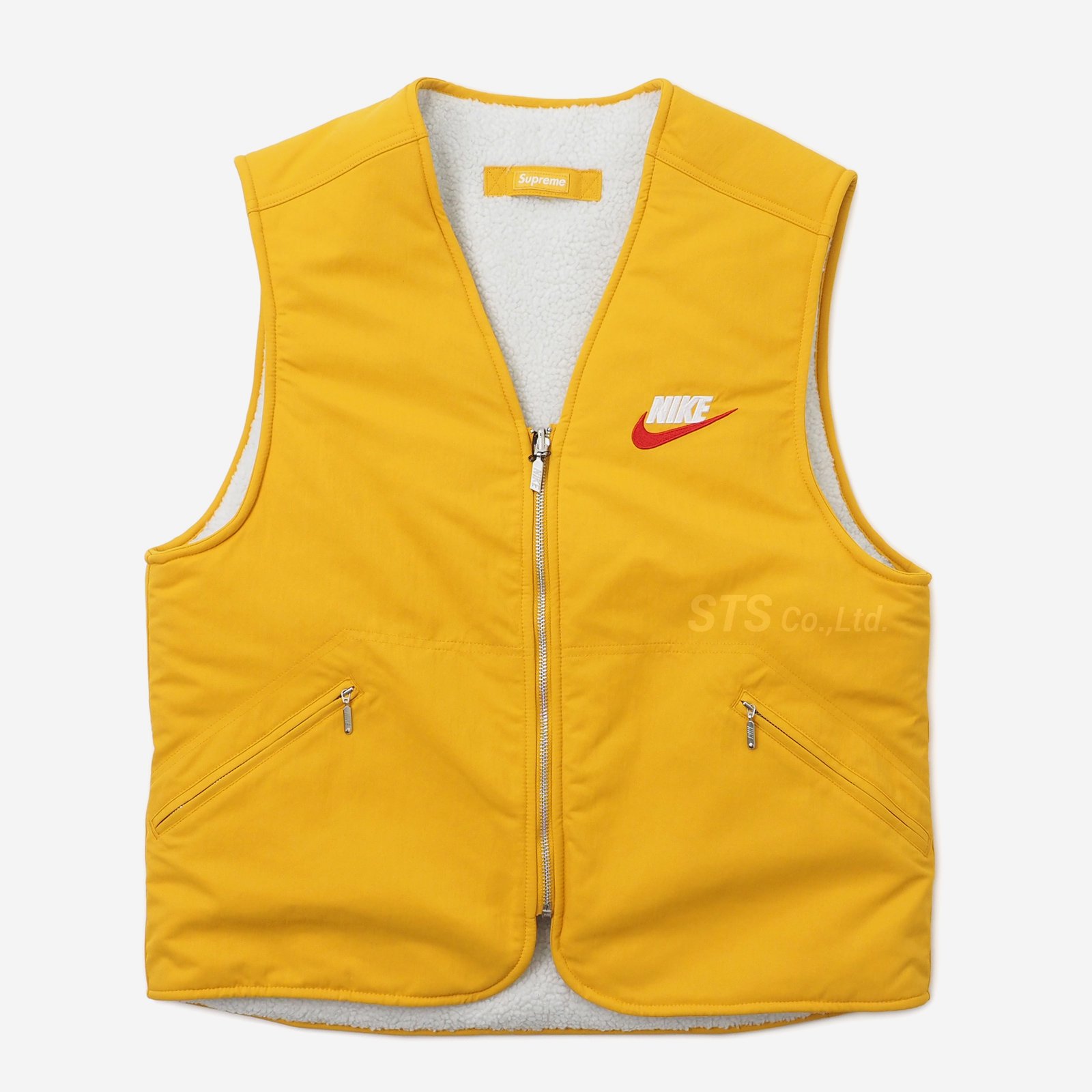 Supreme/Nike Reversible Nylon Sherpa Vest - ParkSIDER