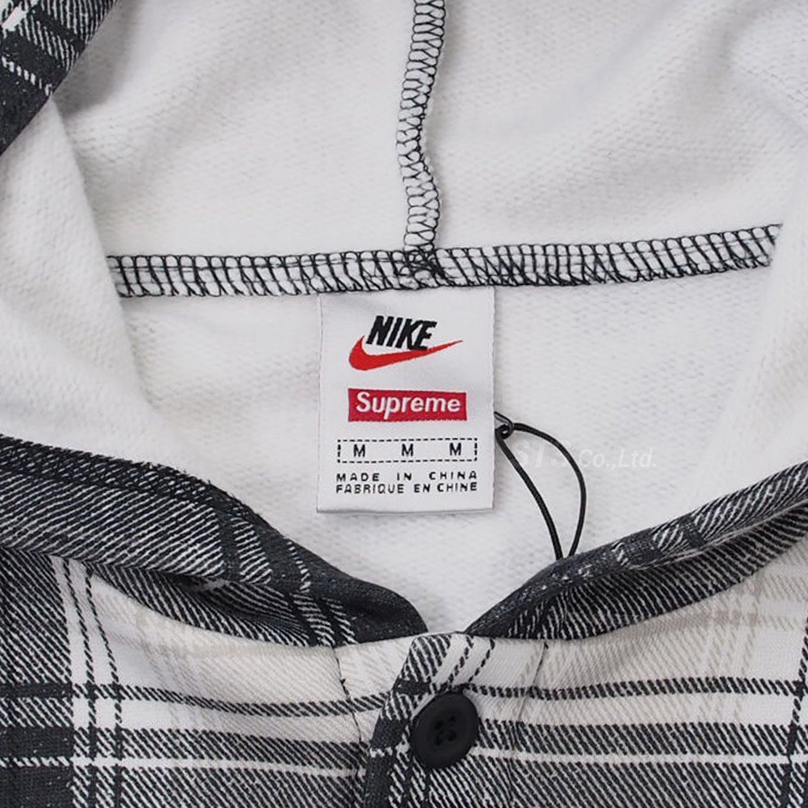 Supreme/Nike Plaid Hooded Sweatshirt - ParkSIDER