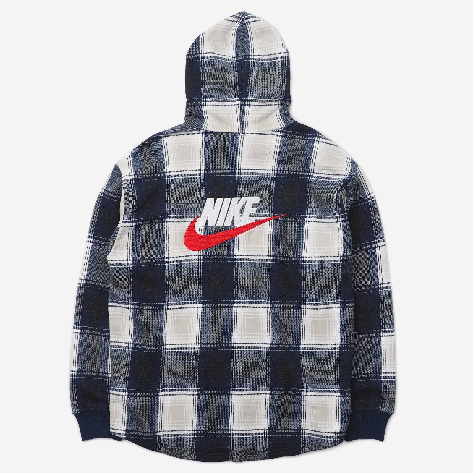 Supreme/Nike Plaid Hooded Sweatshirt - ParkSIDER