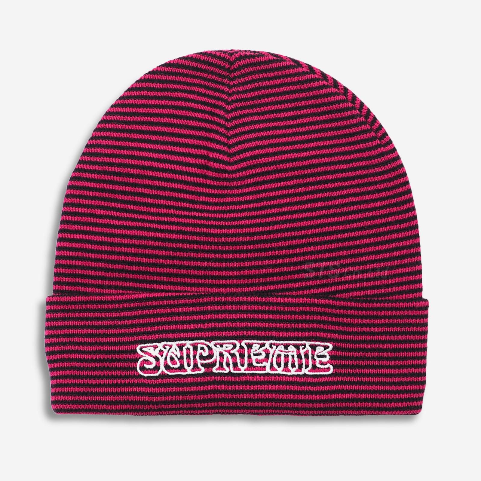 Supreme ストライプニットキャップ Supreme ストライプニットキャップ Supreme ニット・ビーニーの