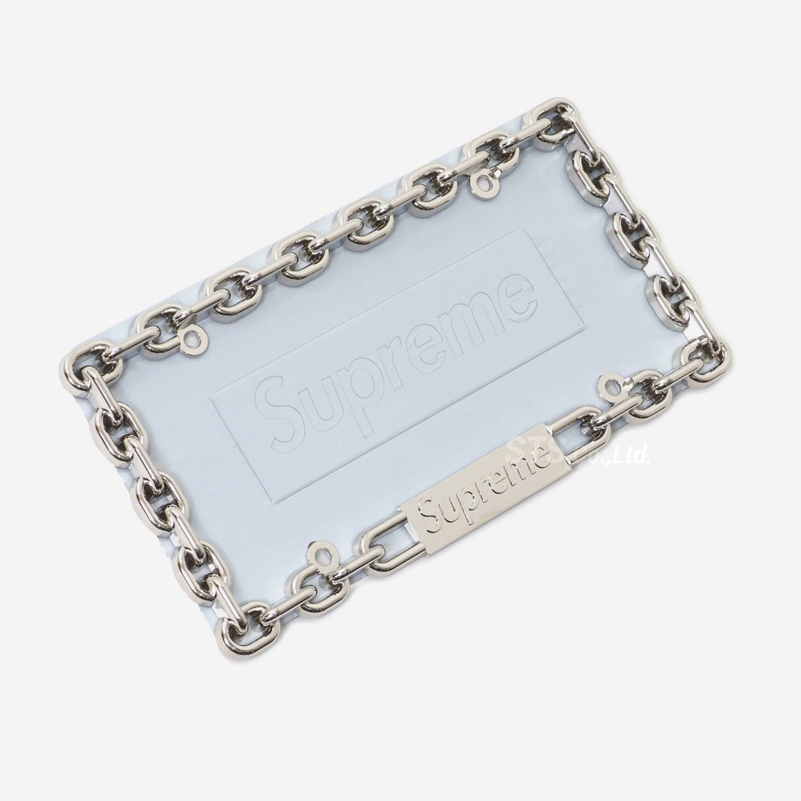 supreme Chain License Plate Frame 18aw | hartwellspremium.com