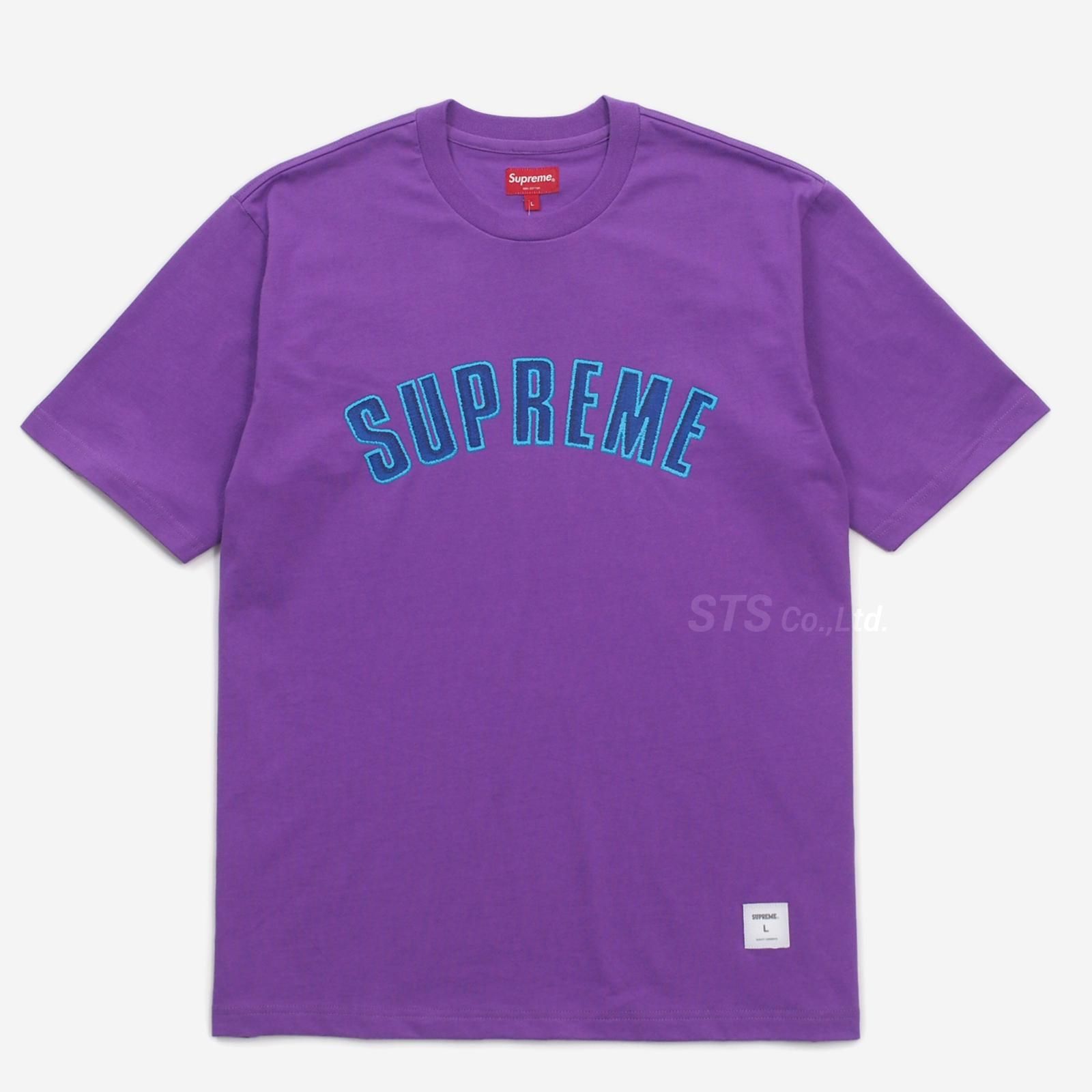 Supreme 18SS Arch S/S Top 紺 Size LARGE (ステッカー付き) Supreme - Arch S/S Top - UG.SHAFT