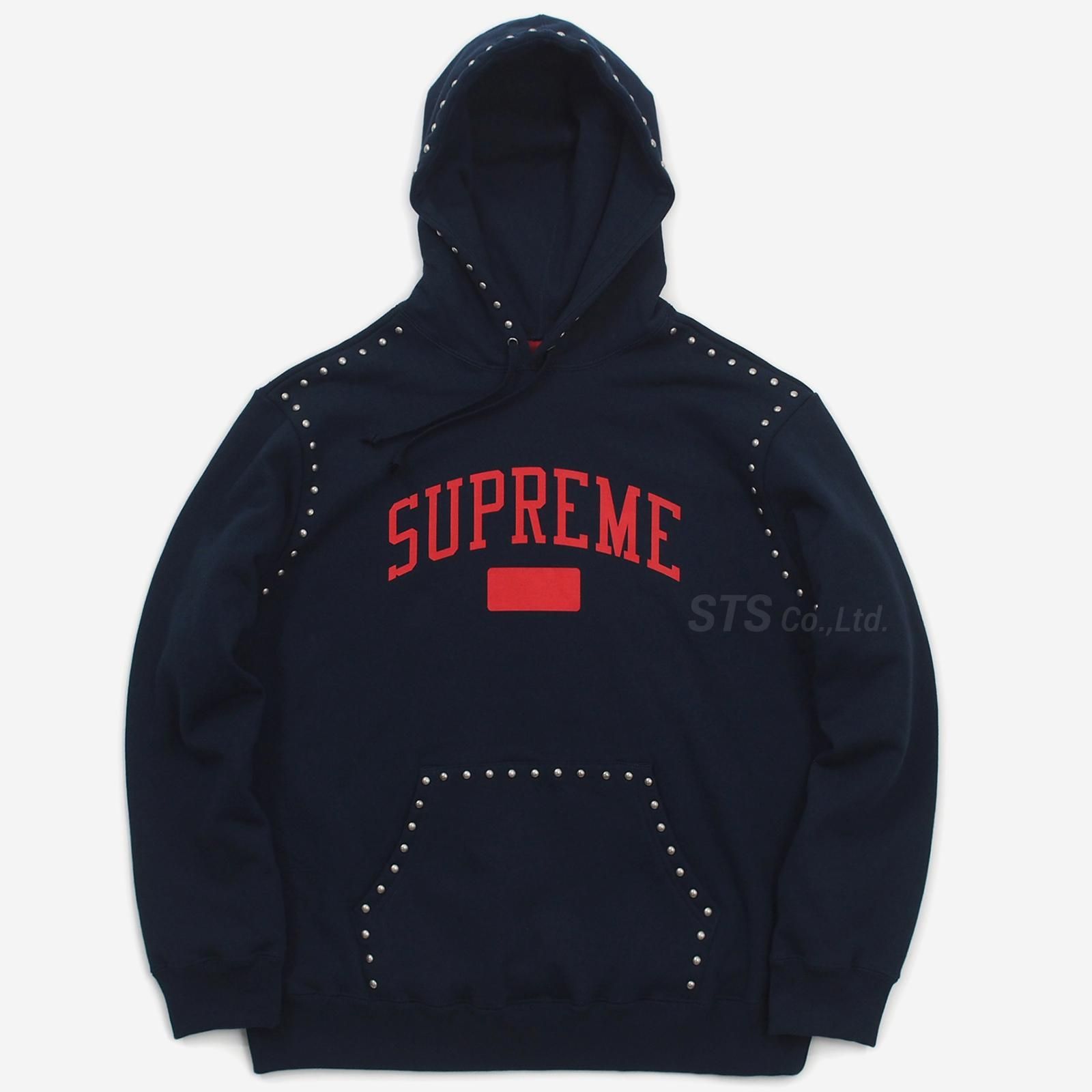 Supreme - Studded Hooded Sweatshirt - ParkSIDER