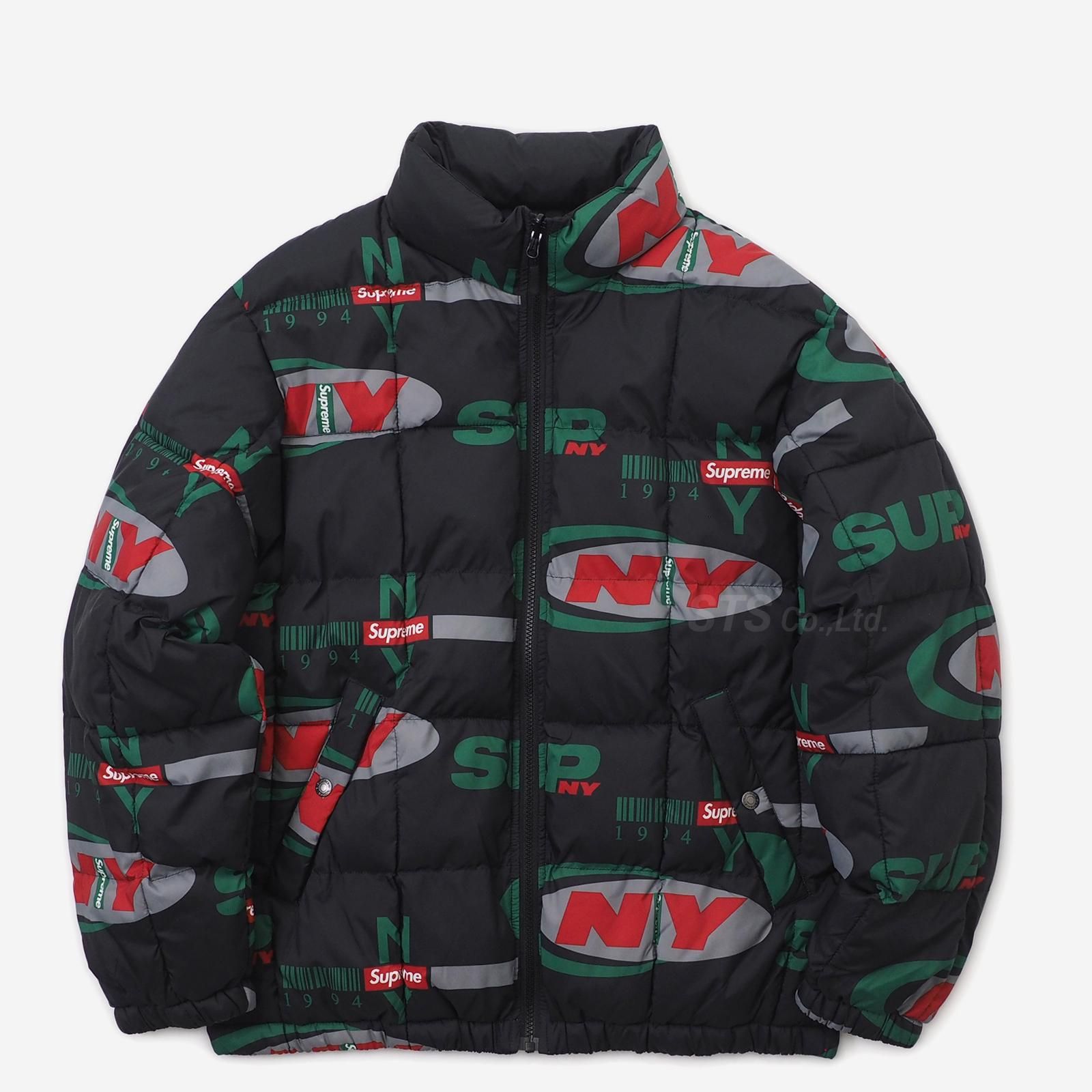 Supreme シュプリーム Reversible Puffy Jacket約55cm着丈 - ダウン ...