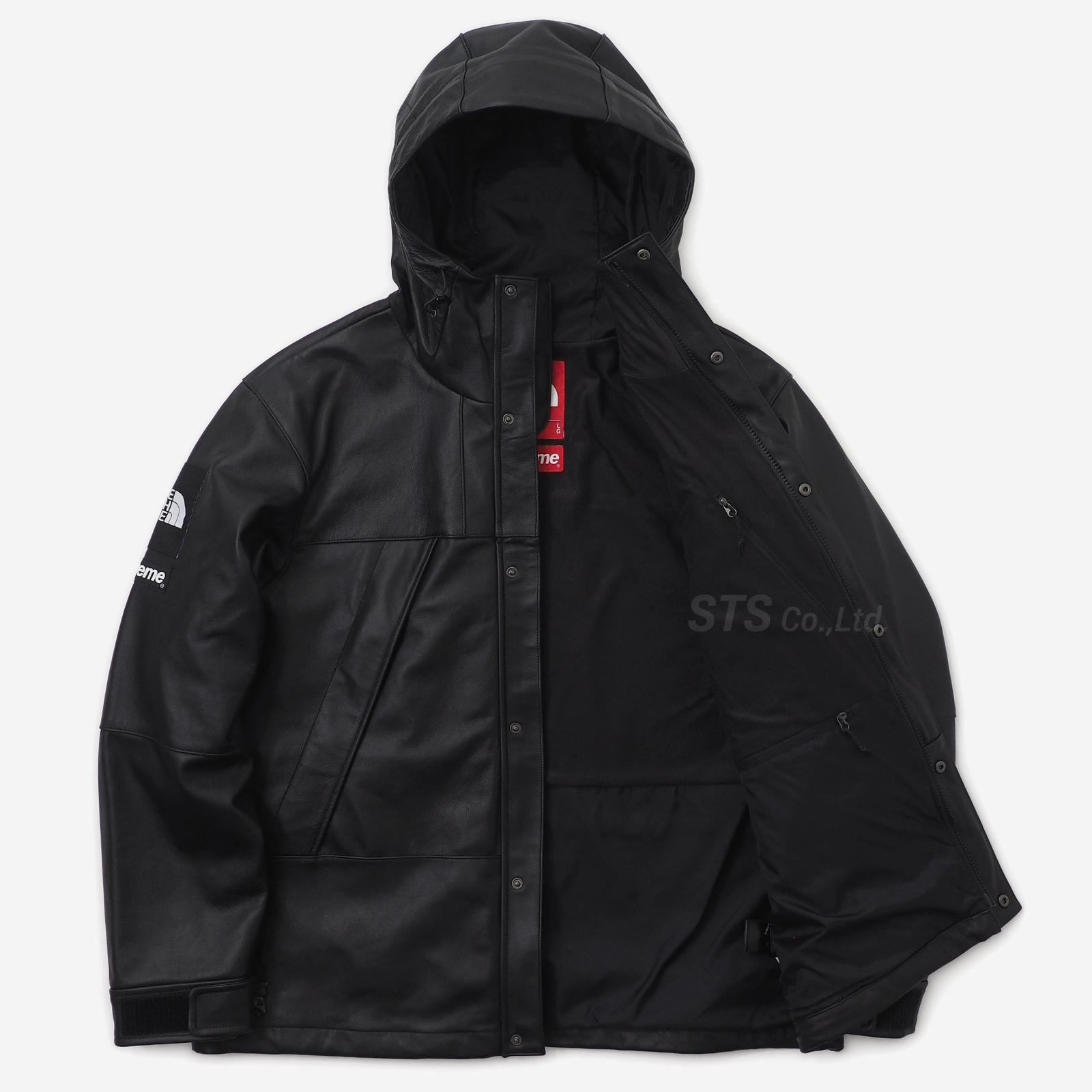 Supreme x the north shop face leather mountain parka