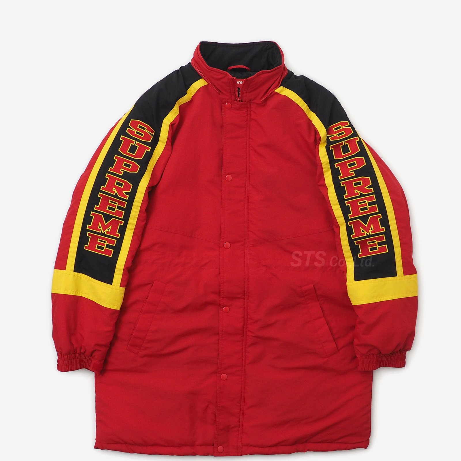 ストレッチドビー supreme sleeve logo sideline parka シュプ | www