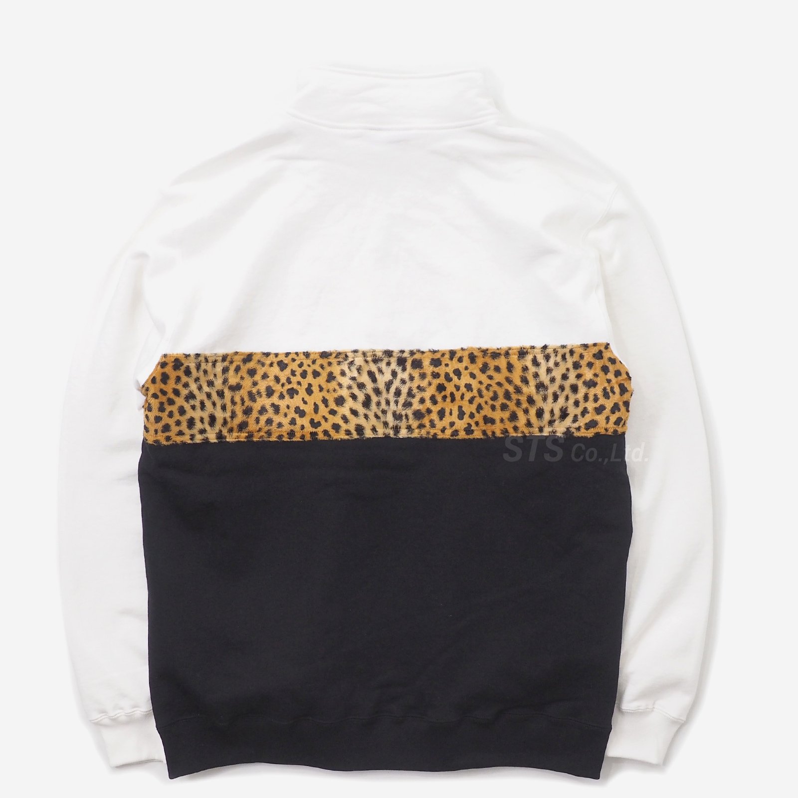 Supreme - Leopard Panel Half Zip Sweatshirt - ParkSIDER