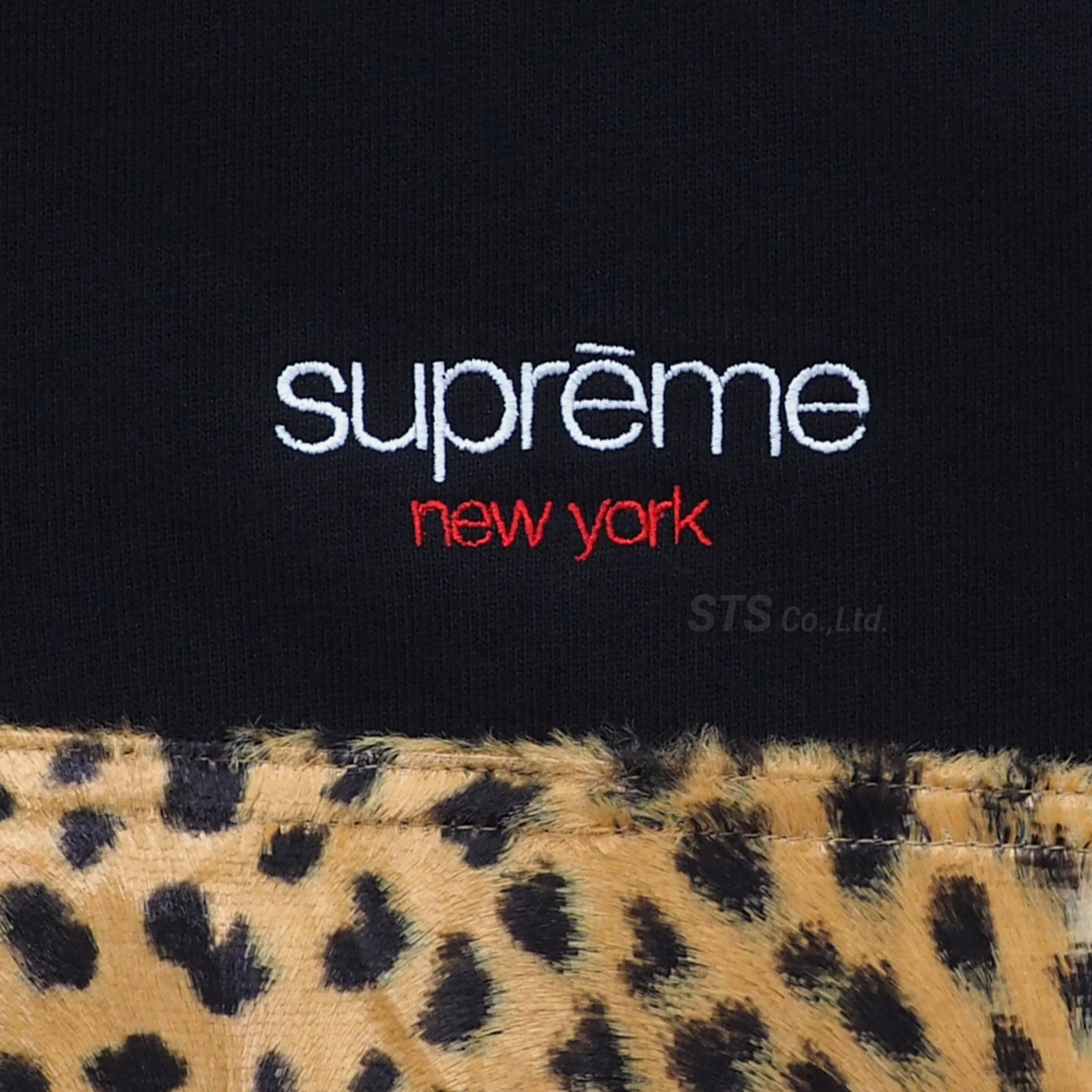 Supreme - Leopard Panel Half Zip Sweatshirt - ParkSIDER