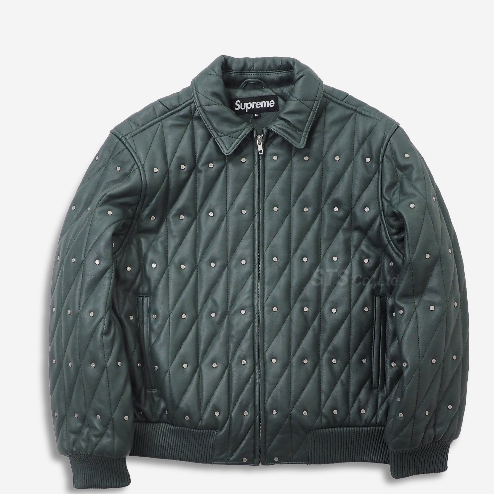 Supreme - Quilted Studded Leather Jacket - ParkSIDER