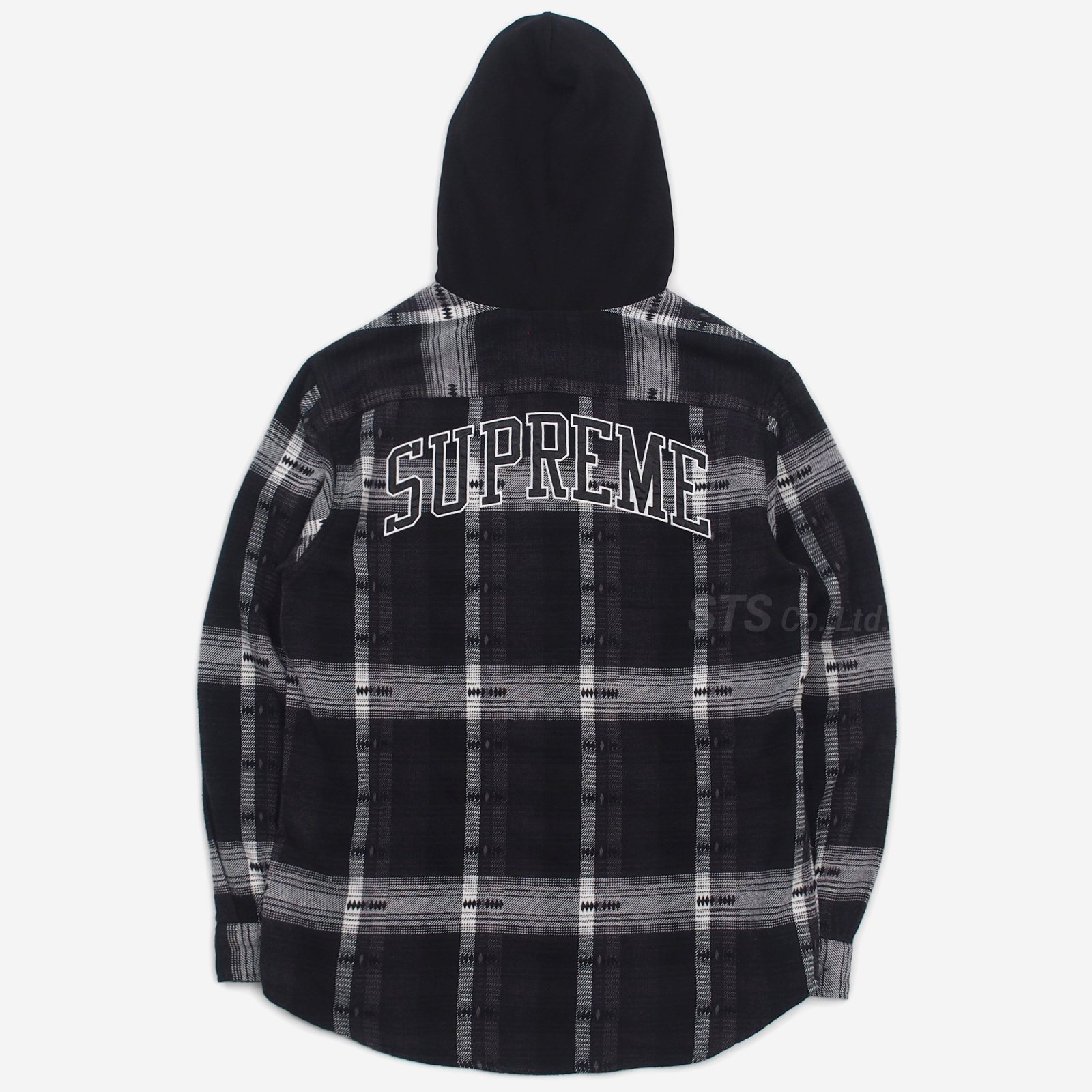 SUPREME HOUNDSTOOTH FLANNEL HOODED SHIRT メンズ | www.daedal.uk