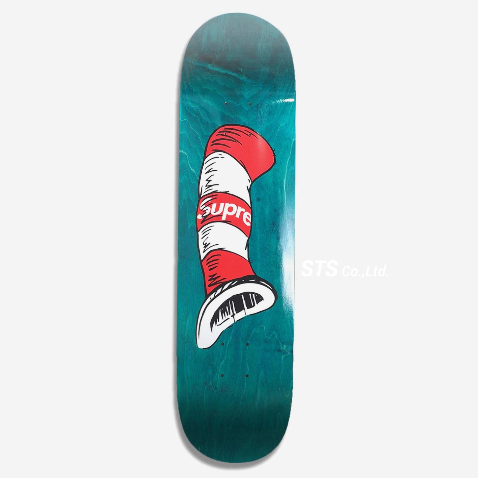 スケートボード Supreme - SUPREME cat in the hat skatebord Supreme Cat in the Hat Skateboard Deck Black - FW18 - US