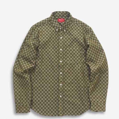 Supreme - Checkered Denim Shirt